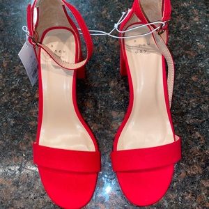 Red sandals